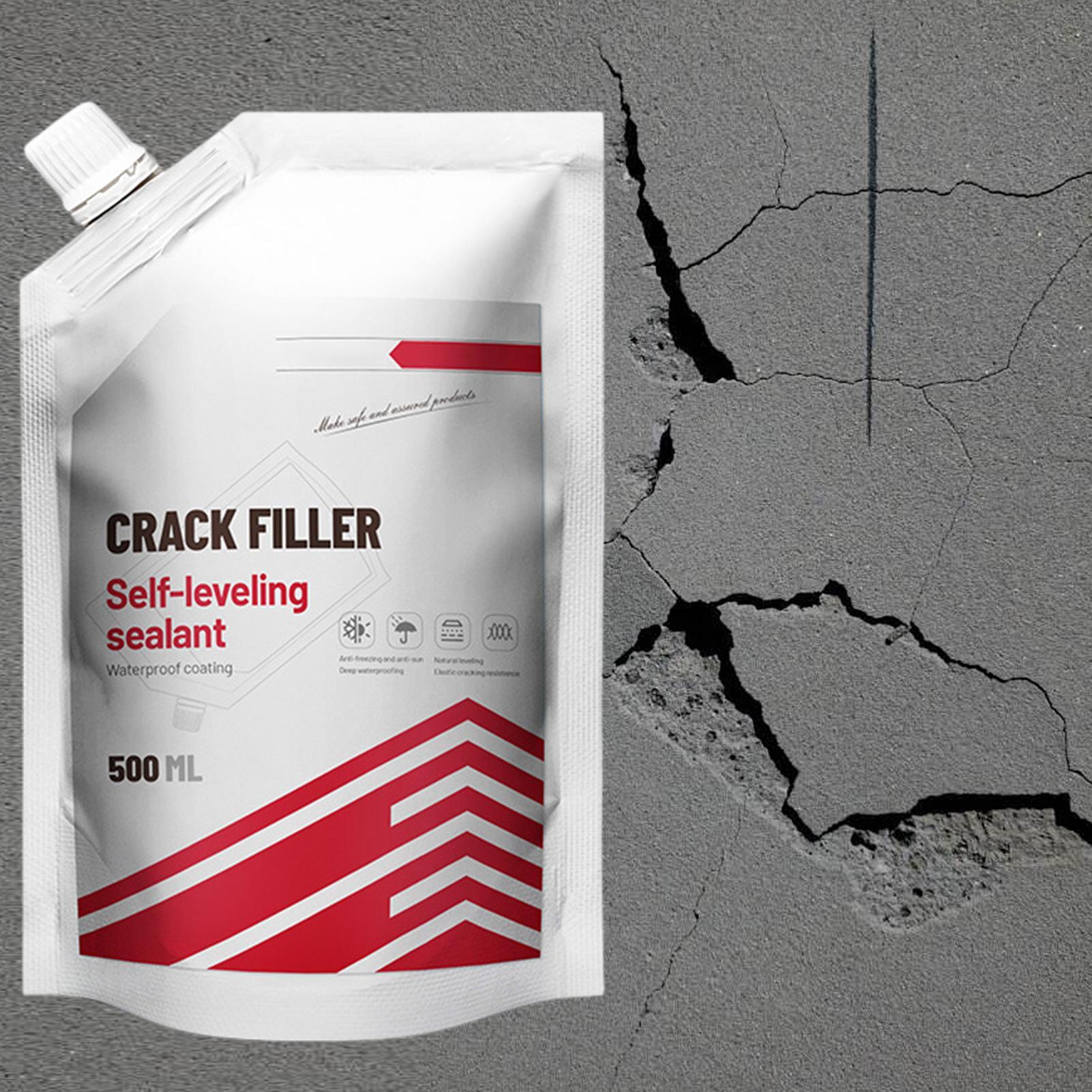 Roof Sealant Patch - 500mlタイルコンクリートひび割れ防水補修シーラント、ひび割れタイルフィラー、アスファルトパッチ、コンクリート補修、屋根、私道用