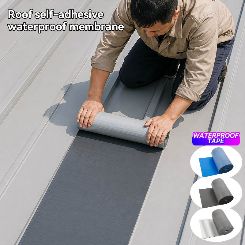 Roof Sealant Patch - 5/10M 自己粘着性防水補修テープ、屋根漏れシーラント、RV金属屋根や壁のひび割れ用断熱パッチ