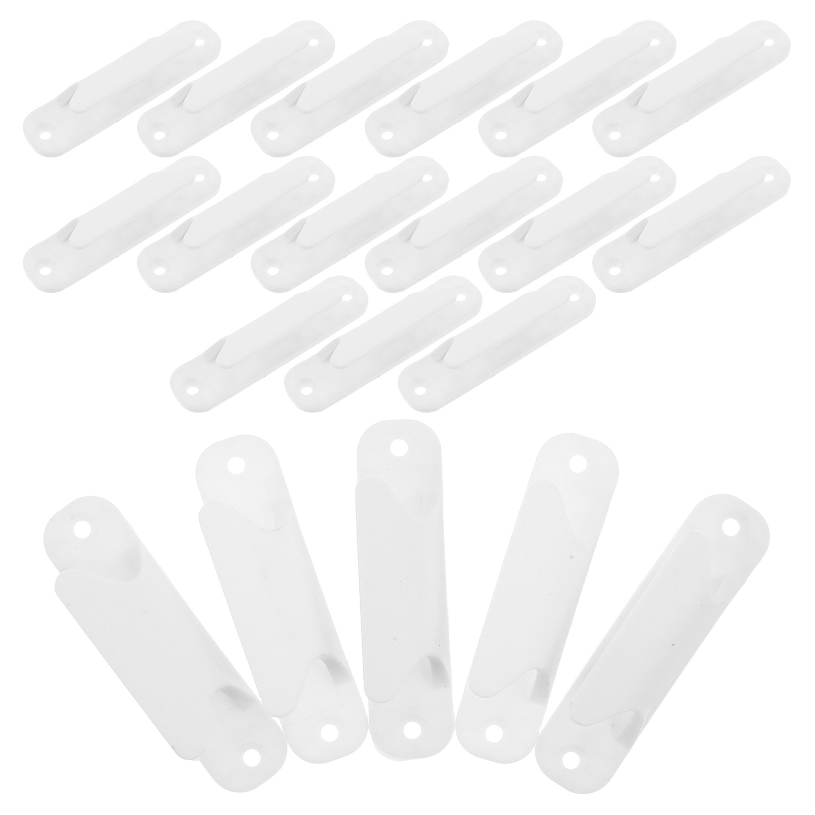 Cabinet Handle Pull - 20個入り 窓用ハンドル プラスチック製 ドリル不要で取り付け可能 丈夫なABS製 家具ハンドル