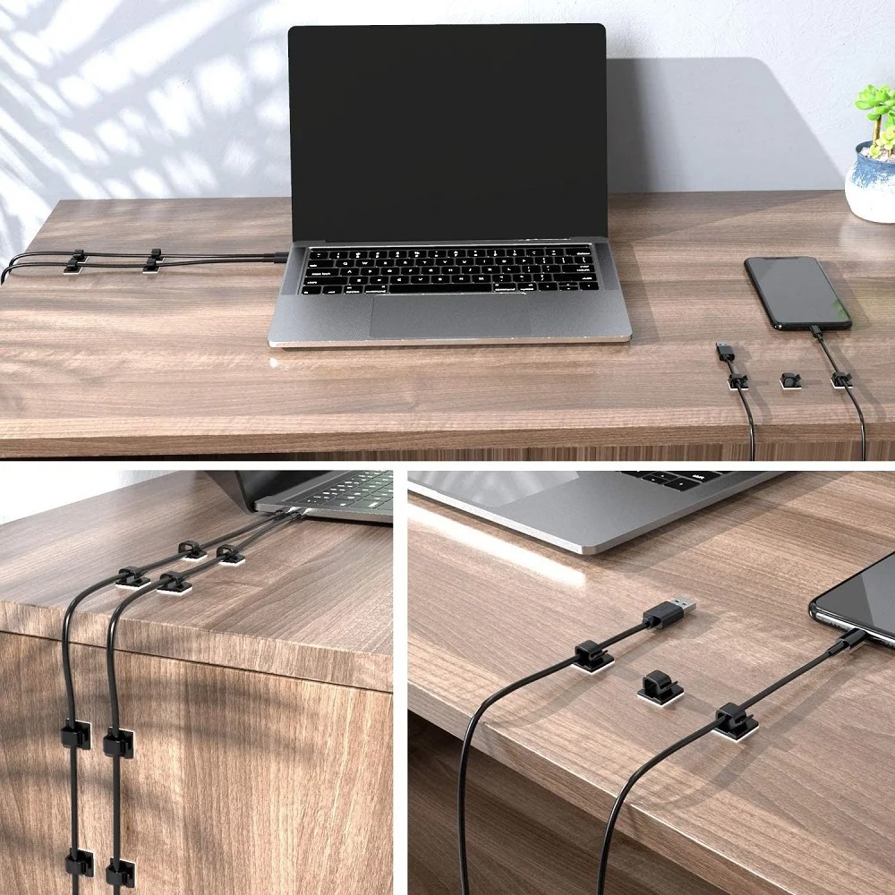 車のケーブルクランプアクセサリー自己粘着ライン管理クリップ配 - Home Improvement And Supply のレビューと価格