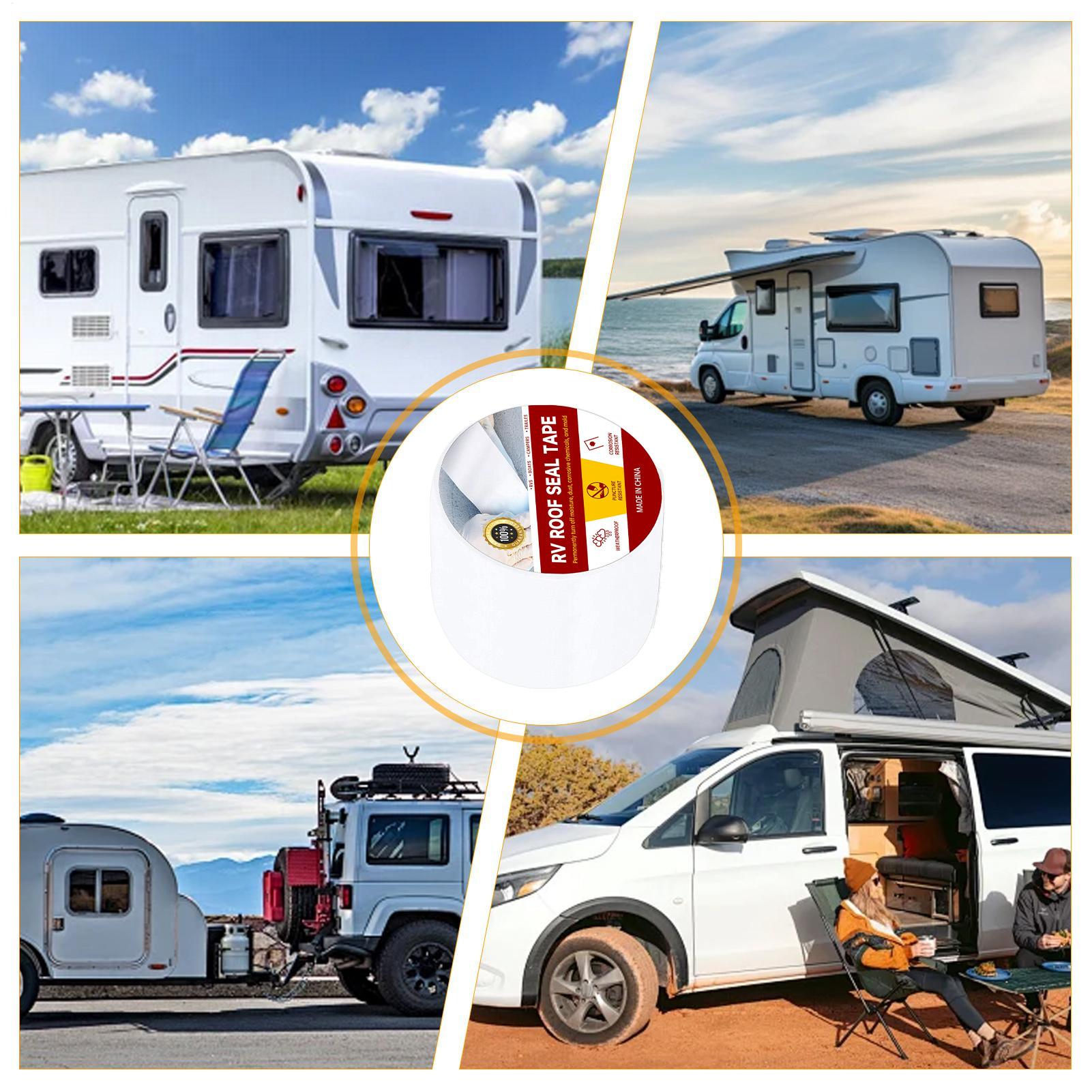 RV 屋根シーラントテープ防水キャンピングカーシーリングパッ - Roof Sealant Patch のレビューと価格